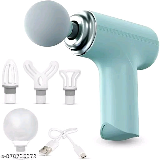 Professional Deep Tissue Massage Gun with 4 Interchangeable Heads
