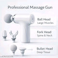 Professional Deep Tissue Massage Gun with 4 Interchangeable Heads