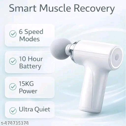 Professional Deep Tissue Massage Gun with 4 Interchangeable Heads